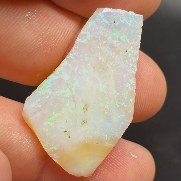 Thick Colorful Bar Of Brazilian Horca Opal 17.60 Cts Majestic Pattern And Colors - Picture 3 of 4